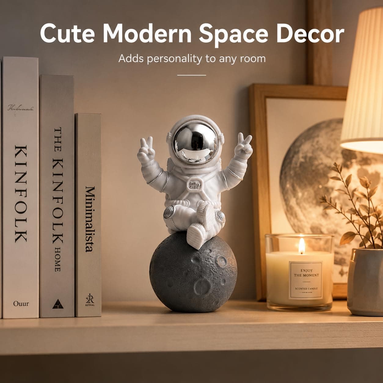 Zero-Gravity Astronaut Statue