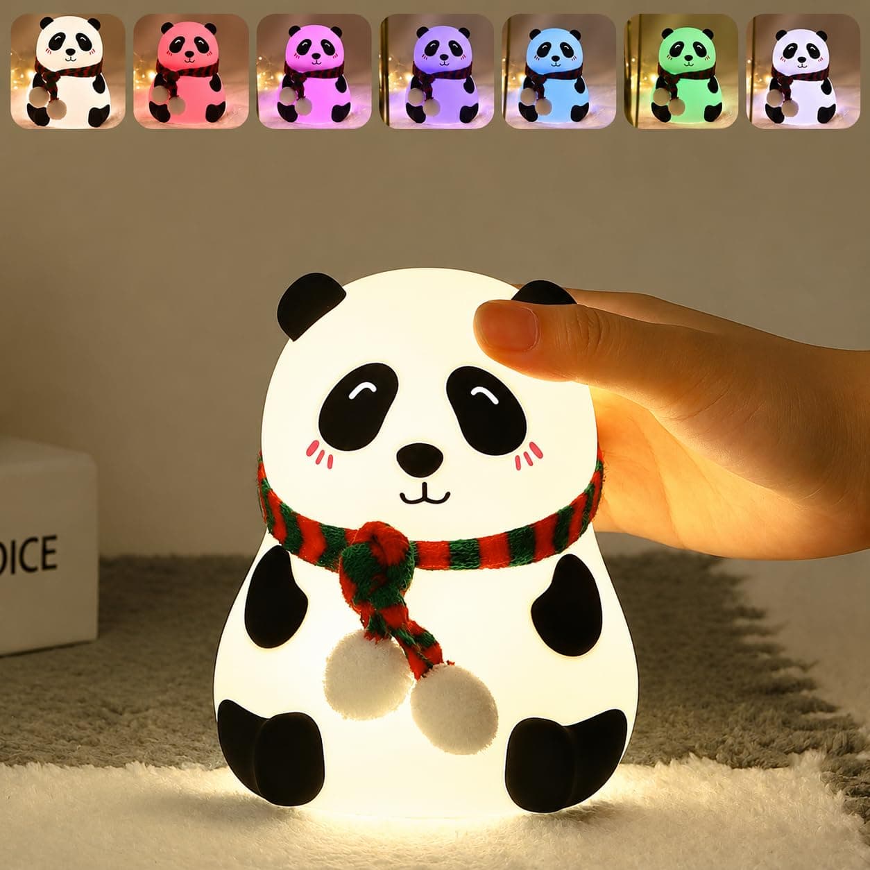 Squishy Panda Night Lamp
