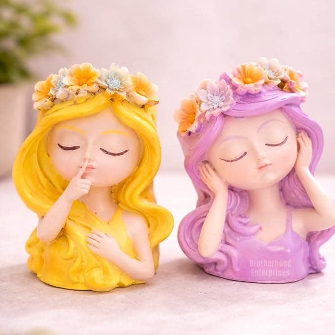 Planters Shaped Like Girls