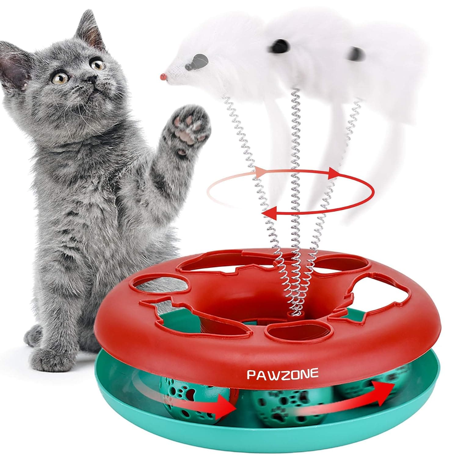 Spinning Tracks Cat Tower