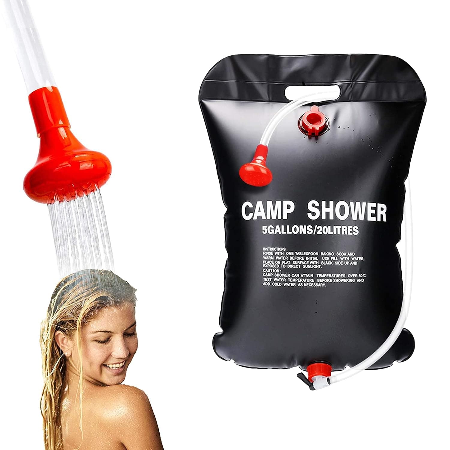 Tree-Hung Solar Shower