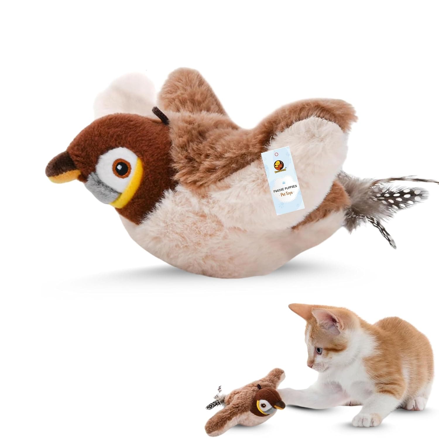 Flapping Sparrow Cat Toy