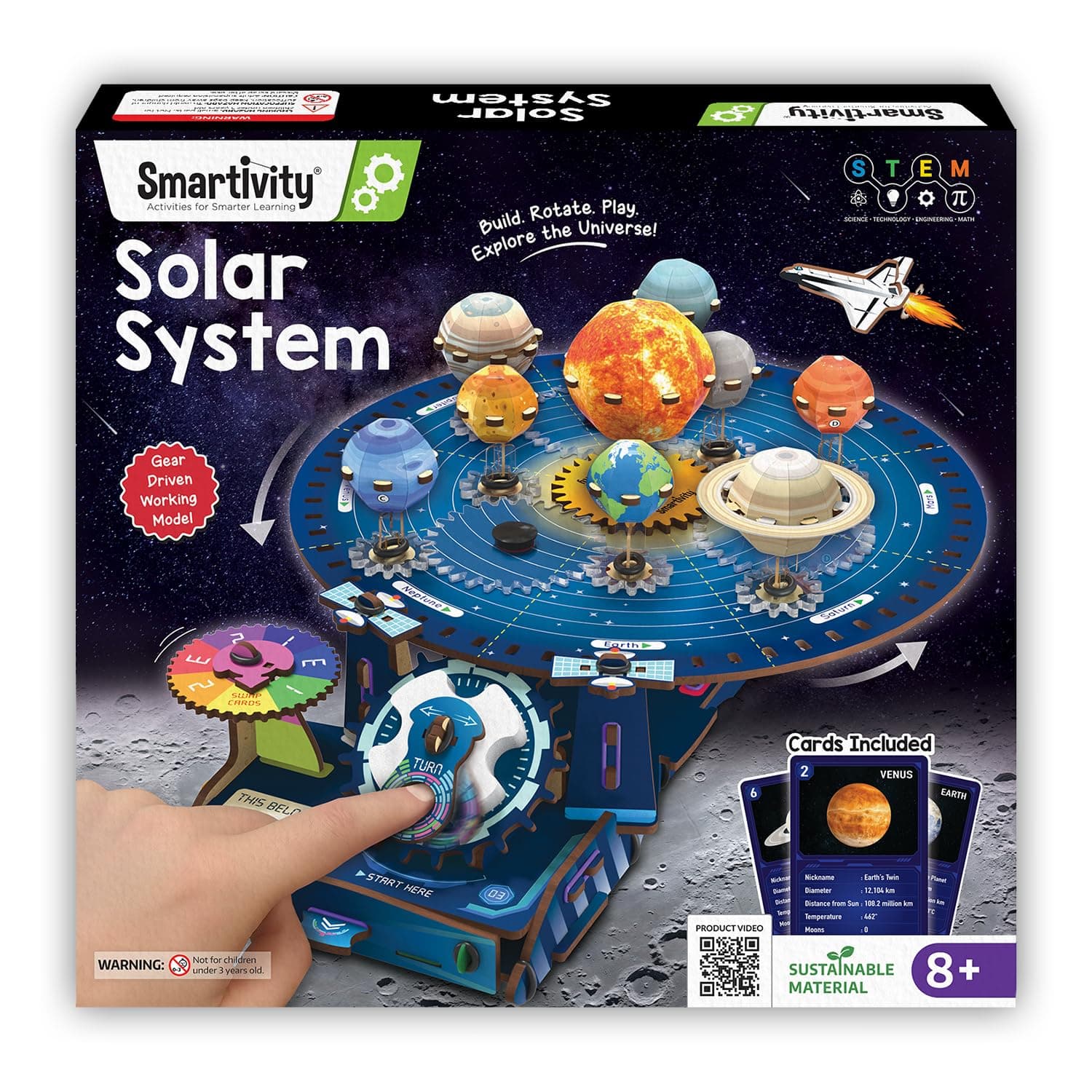 Crank-Powered Solar System