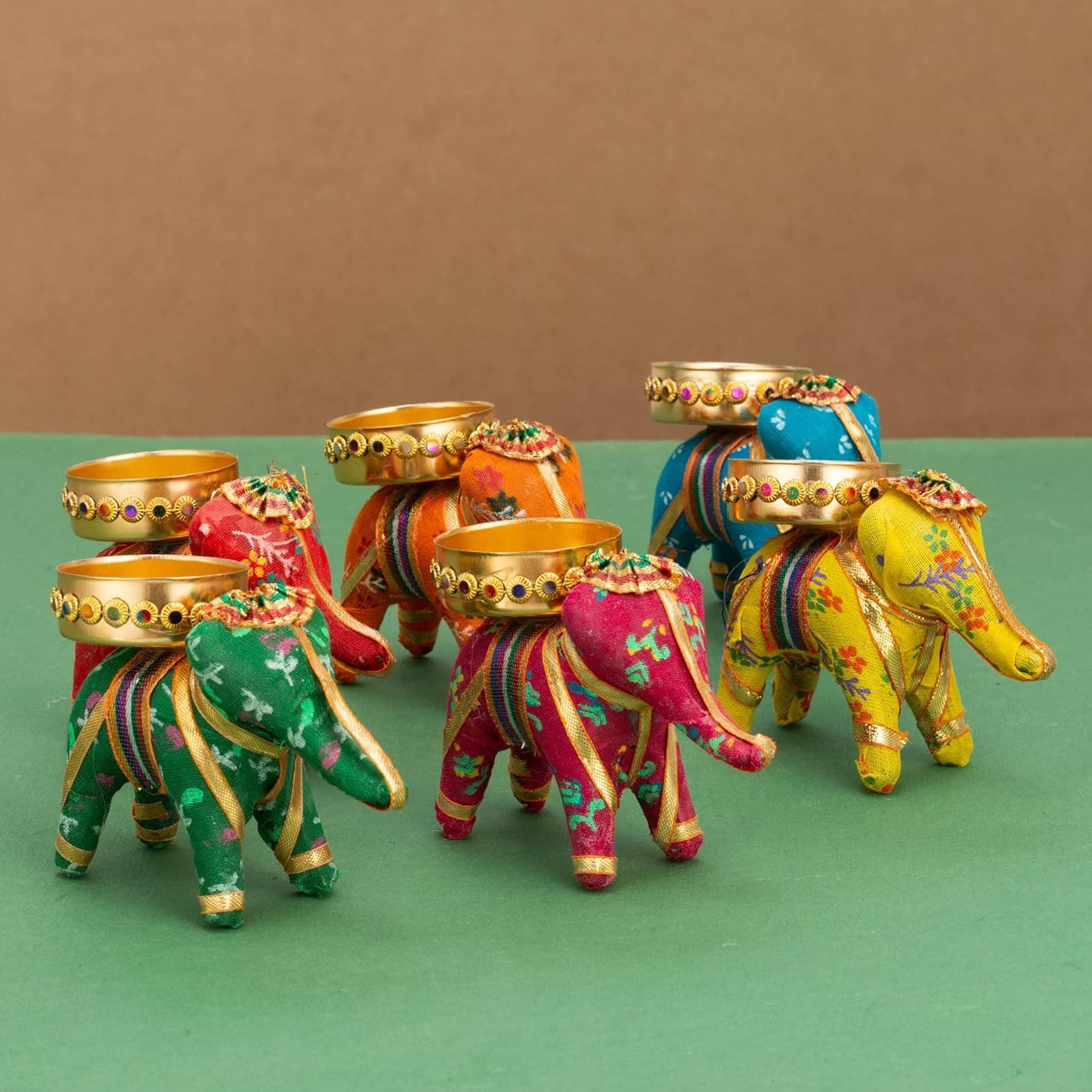 Elephant Tealight Parade