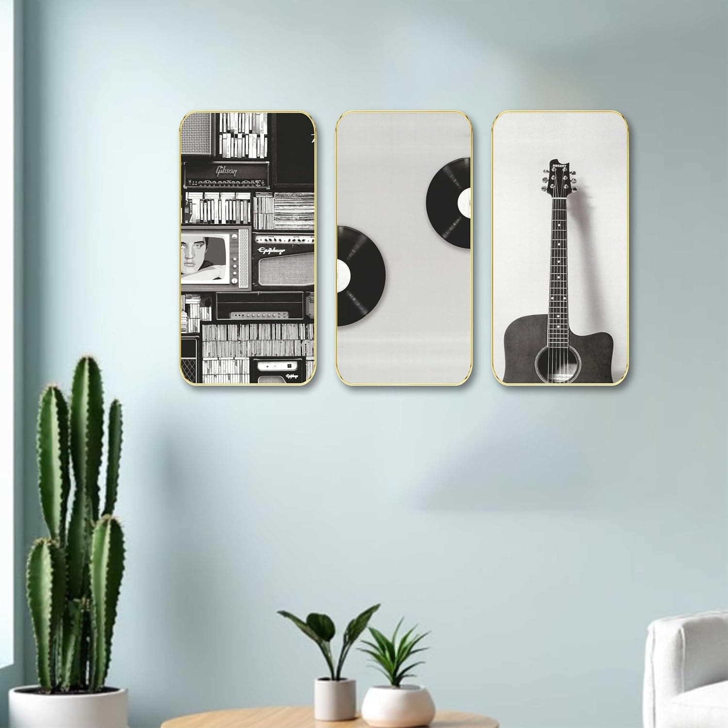 Retro Music Triptych