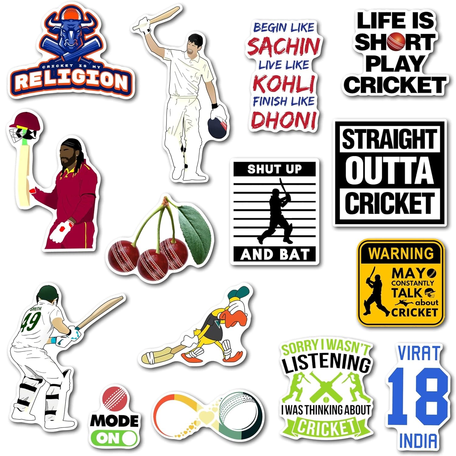 Cricket One-Liner Magnets