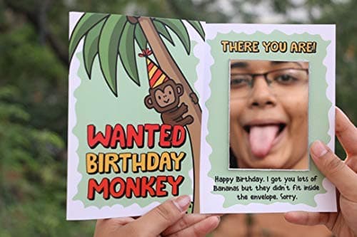 Mirror Monkey Prank Card