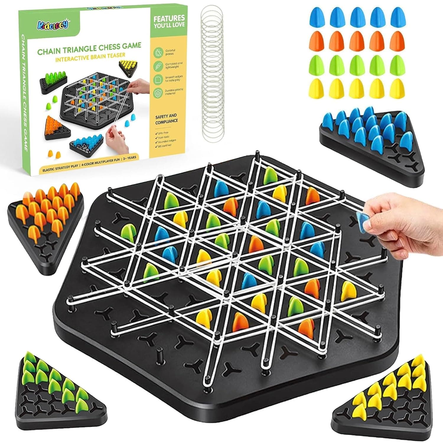 Rubber-Band Triangle Chess
