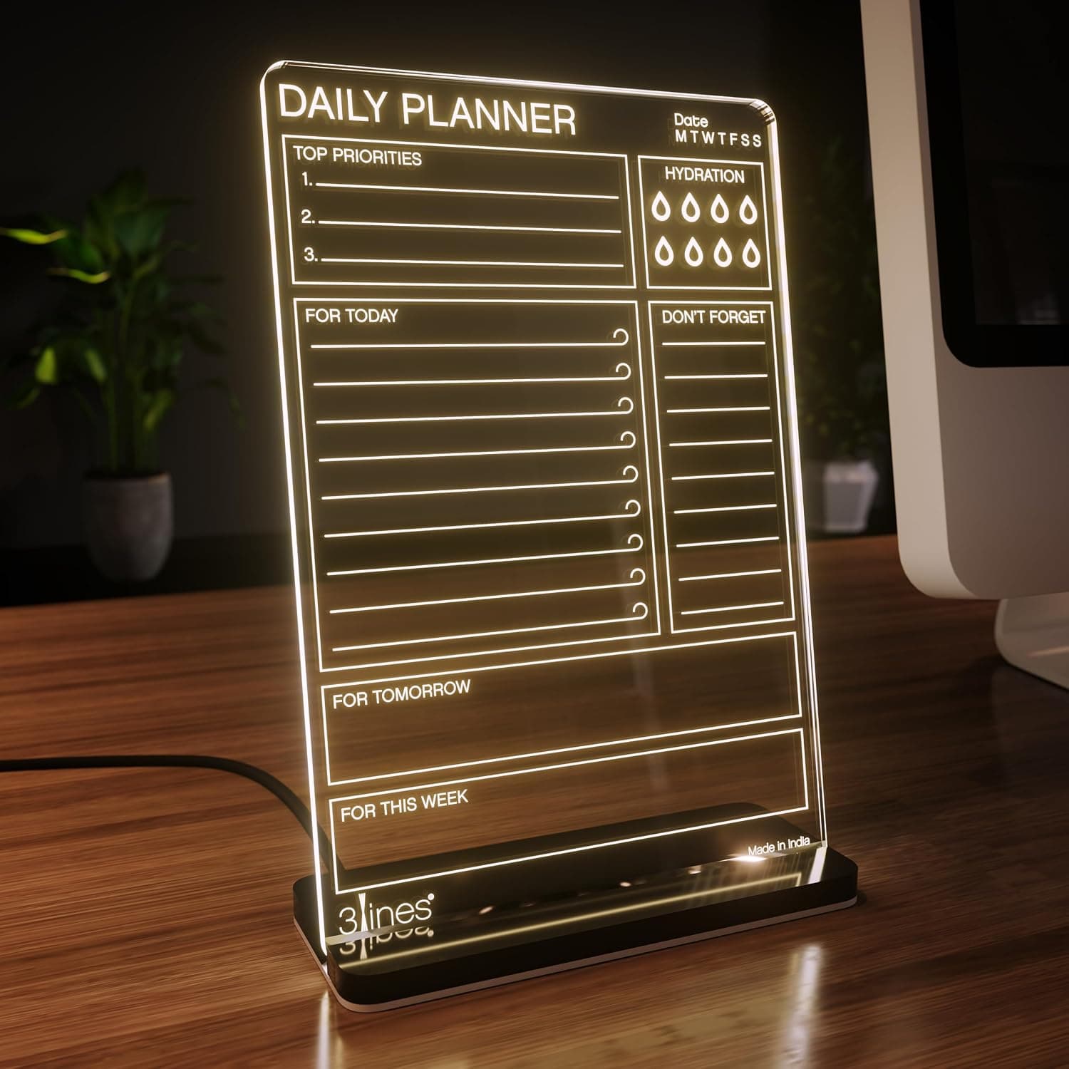 Neon Glow Message Board